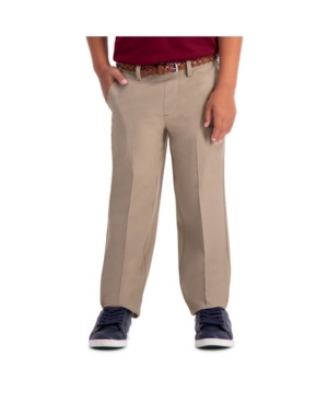 Haggar Little Boys Cool 18 Pro Reg Fit Flat Front Pant