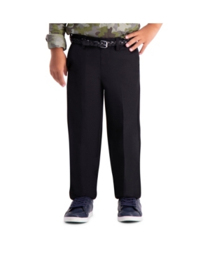 Haggar Little Boys Cool 18 Pro Reg Fit Flat Front Pant