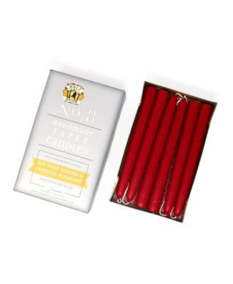 8" Taper Candles, Set of 12