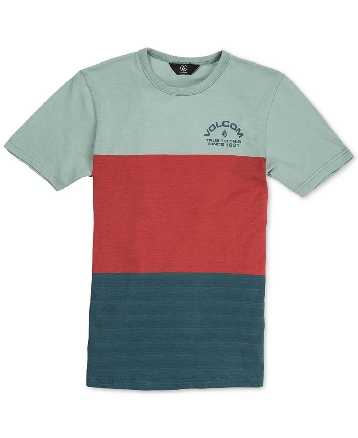 Volcom Big Boys Boulder Colorblocked Cotton T-Shirt & Reviews - Shirts ...