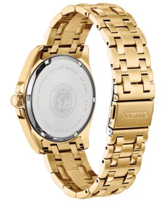 Eco-Drive Men's Corso Gold-Tone Stainless Steel Bracelet Watch 41mm