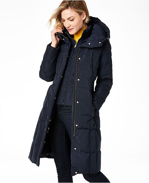 Cole Haan Box Quilt Down Puffer Coat Reviews Coats Women