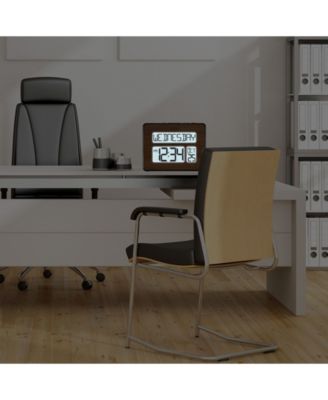 Backlight Atomic Full Calendar Digital Clock with Extra Large Digits