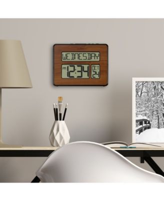 Atomic Full Calendar Digital Clock with Extra Large Digits