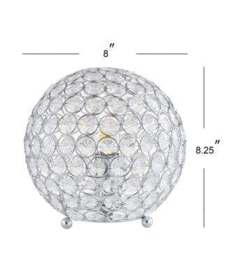 Gemma 8.25" Acrylic/Metal LED Table Lamp