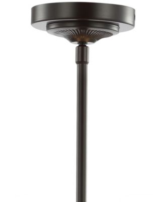 Caroline 16" Metal/Crystal LED Adjustable Pendant