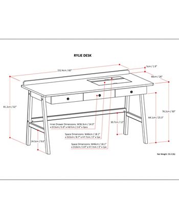 Simpli home store rylie desk
