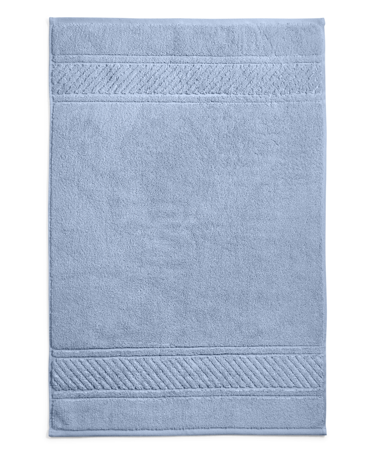 Martha Stewart Collection Spa 100% Cotton Tub Mat, 20" X 30", Created For Macy's In Frozen Pon