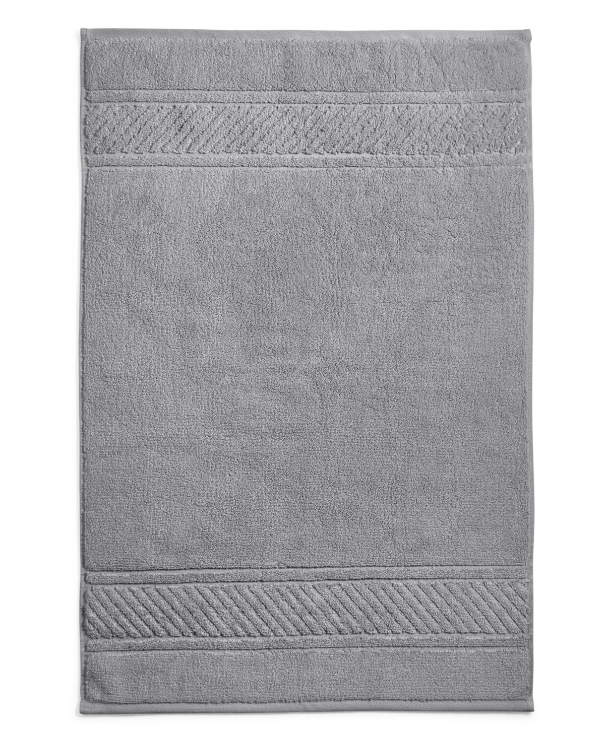 Martha Stewart Collection Spa 100% Cotton Tub Mat, 20" X 30", Created For Macy's In Mourning D