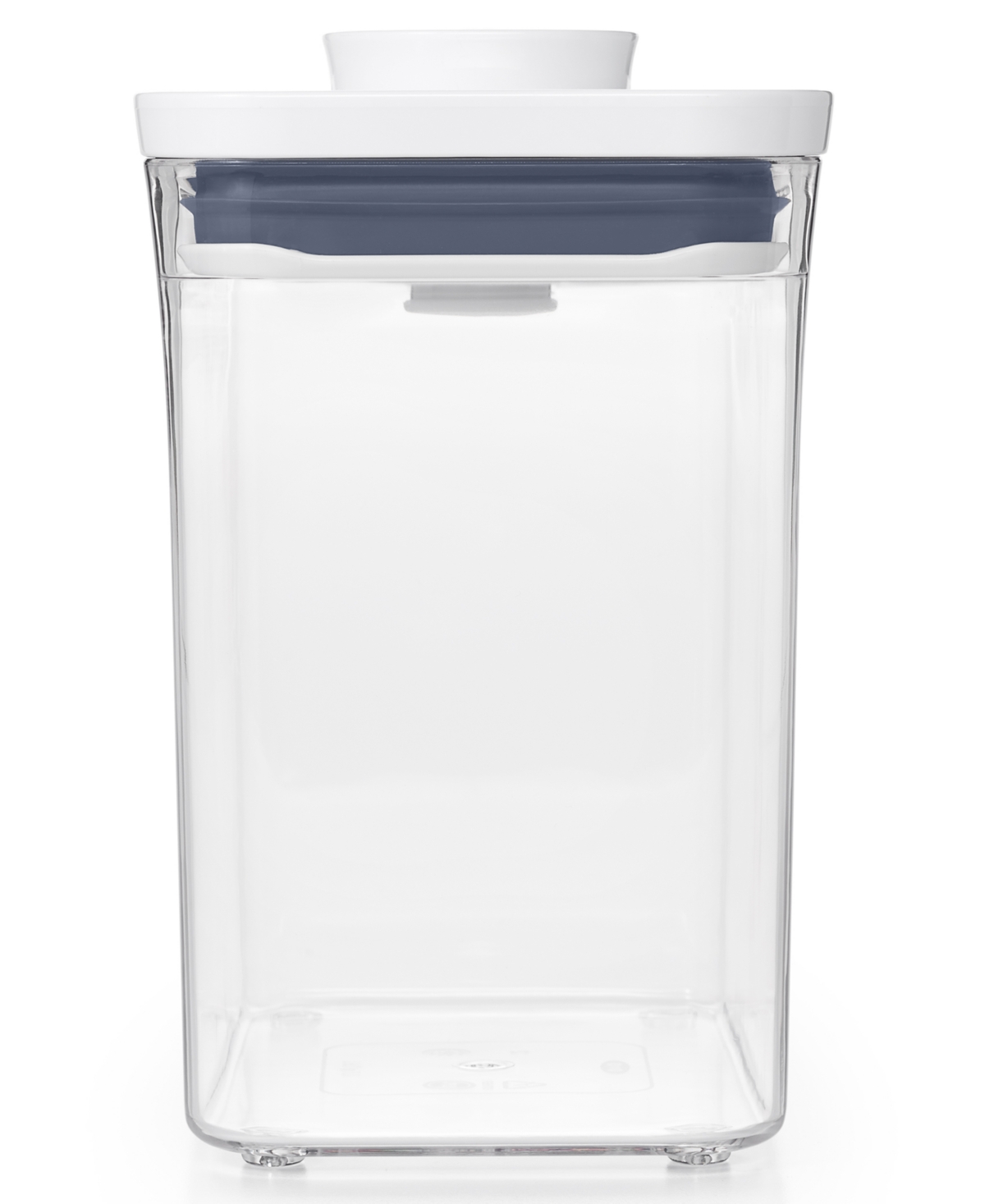 Pop Rectangular Short Food Storage Container - Clear