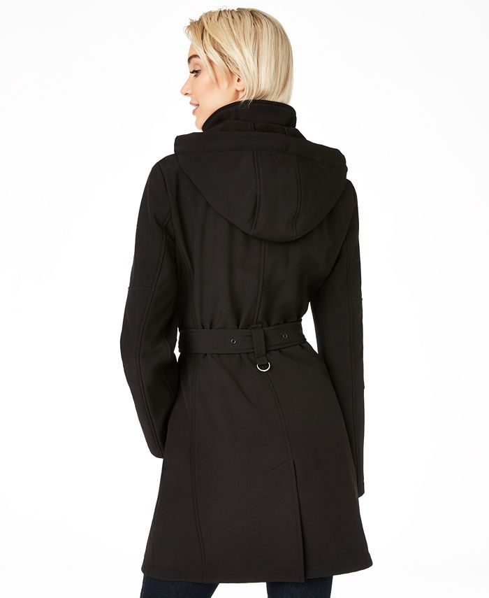 Calvin Klein Asymmetrical Hooded Raincoat & Reviews - Coats & Jackets ...