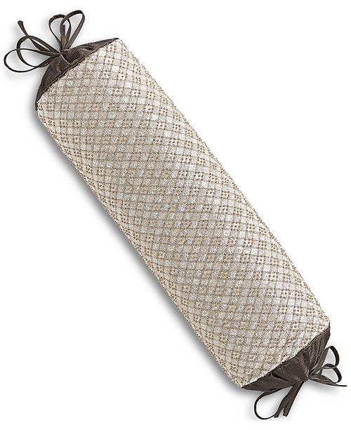 Hotel Collection Classic Flourish Beaded 8 X 20 Neckroll