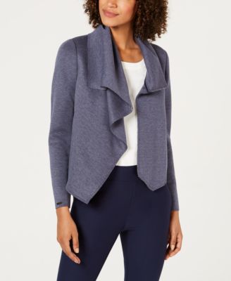 anne klein asymmetrical jacket