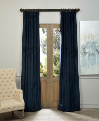 Photo 1 of ***SEE NOTES*** Exclusive Fabrics & Furnishings Signature Blackout Velvet 50" x 96" Curtain Panel