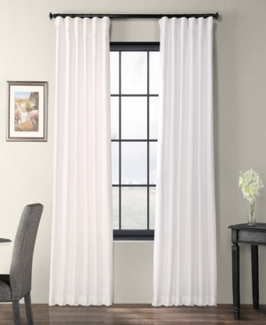 Shop Exclusive Fabrics & Furnishings Taffeta Curtain Panel, 50" X 84" In Natural