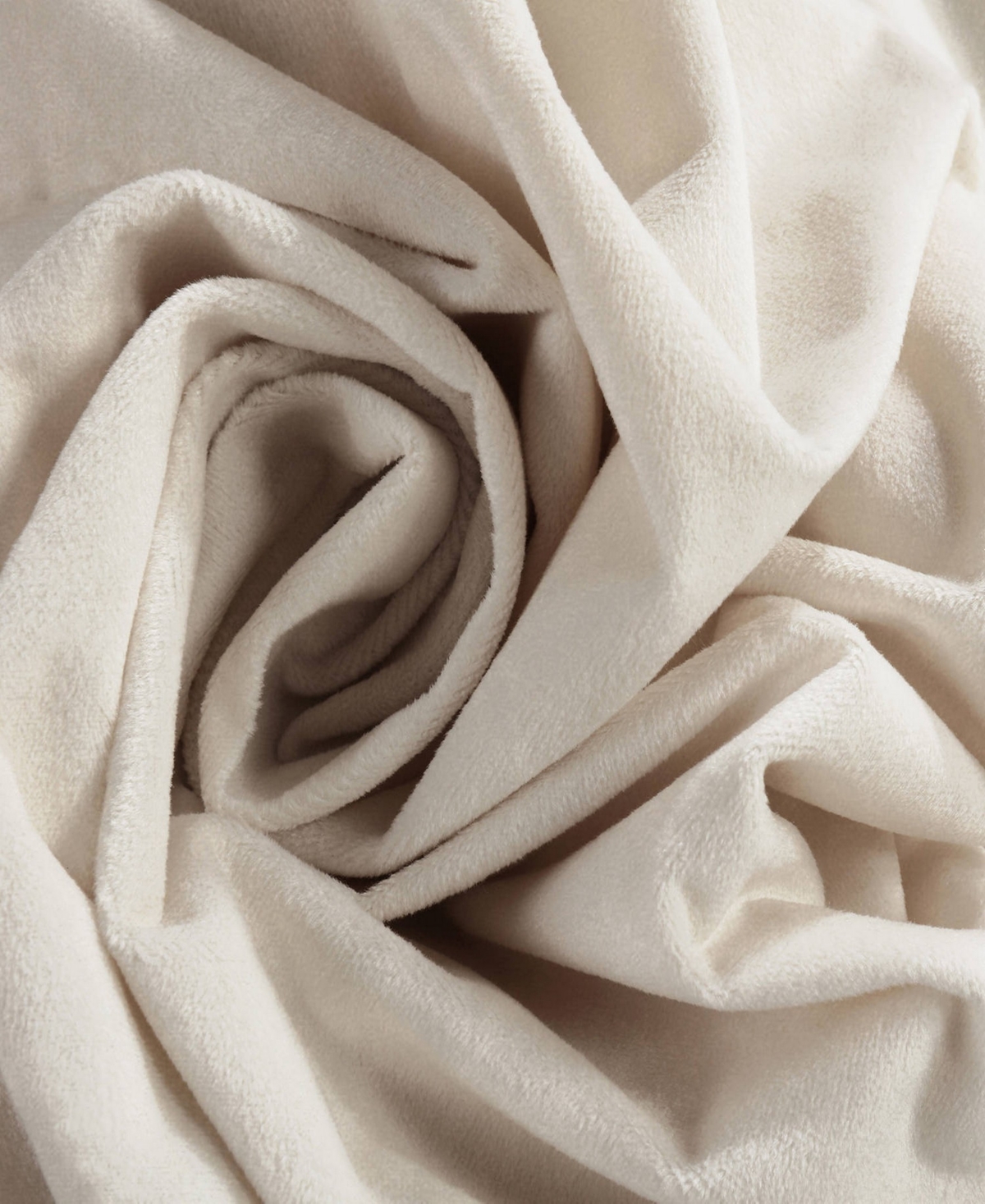 Half Price Drapes Ivory Signature Extra Wide Velvet Blackout Curtain In Cream