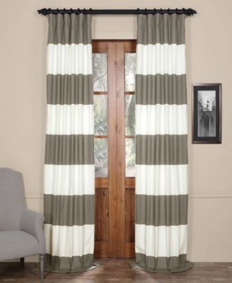 Horizontal Stripe 50" x 108" Curtain Panel