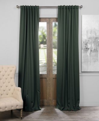 Exclusive Fabrics & Furnishings Blackout 50" X 84" Curtain Panel - Macy's