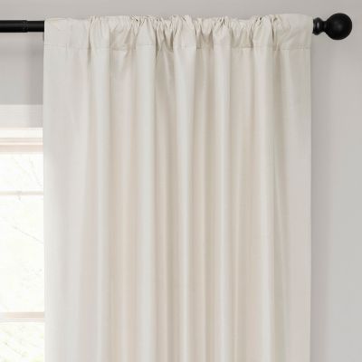 Vintage Textured Faux Dupioni Silk Blackout Curtain