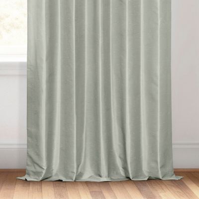 Vintage Textured Faux Dupioni Silk Blackout Curtain