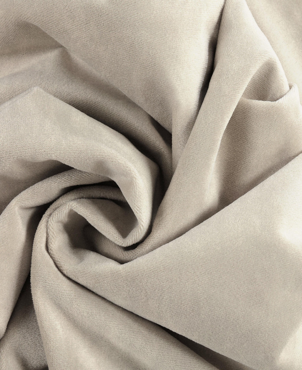 Half Price Drapes Cool Beige Signature Extra Wide Velvet Blackout Curtain In Beige,tan