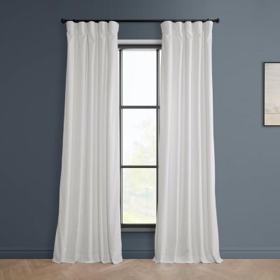 Heritage Plush Velvet Room Darkening Curtain
