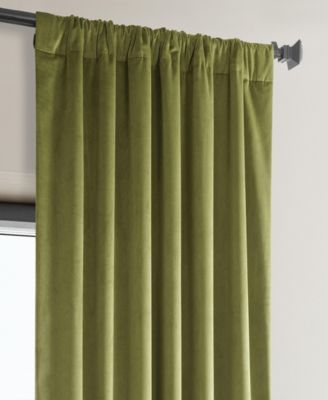 Heritage Plush Velvet Room Darkening Curtain