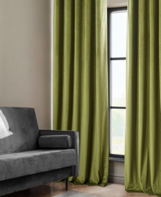 Heritage Plush Velvet Room Darkening Curtain