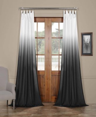 Ombre Semi Sheer 50" x 96" Curtain Panel