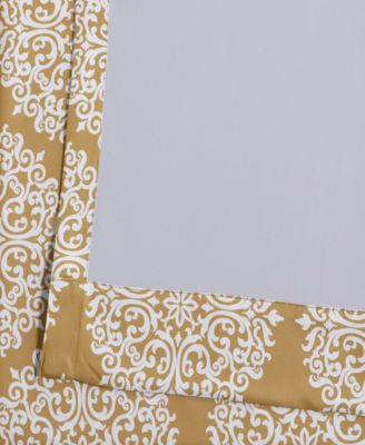 Meridian Damask Room Darkening Curtain