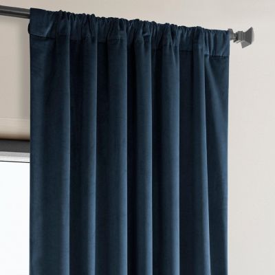 Heritage Plush Velvet Room Darkening Curtain