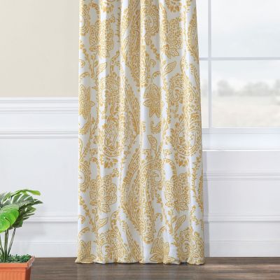 Tea Time Floral Room Darkening Curtain