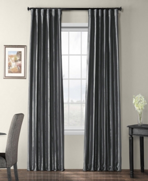 Shop Exclusive Fabrics & Furnishings Blackout Taffeta Panel, 50" X 84" In Dark Grey