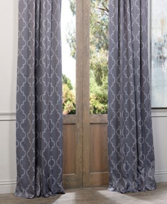 Seville Geometric Room Darkening Curtain