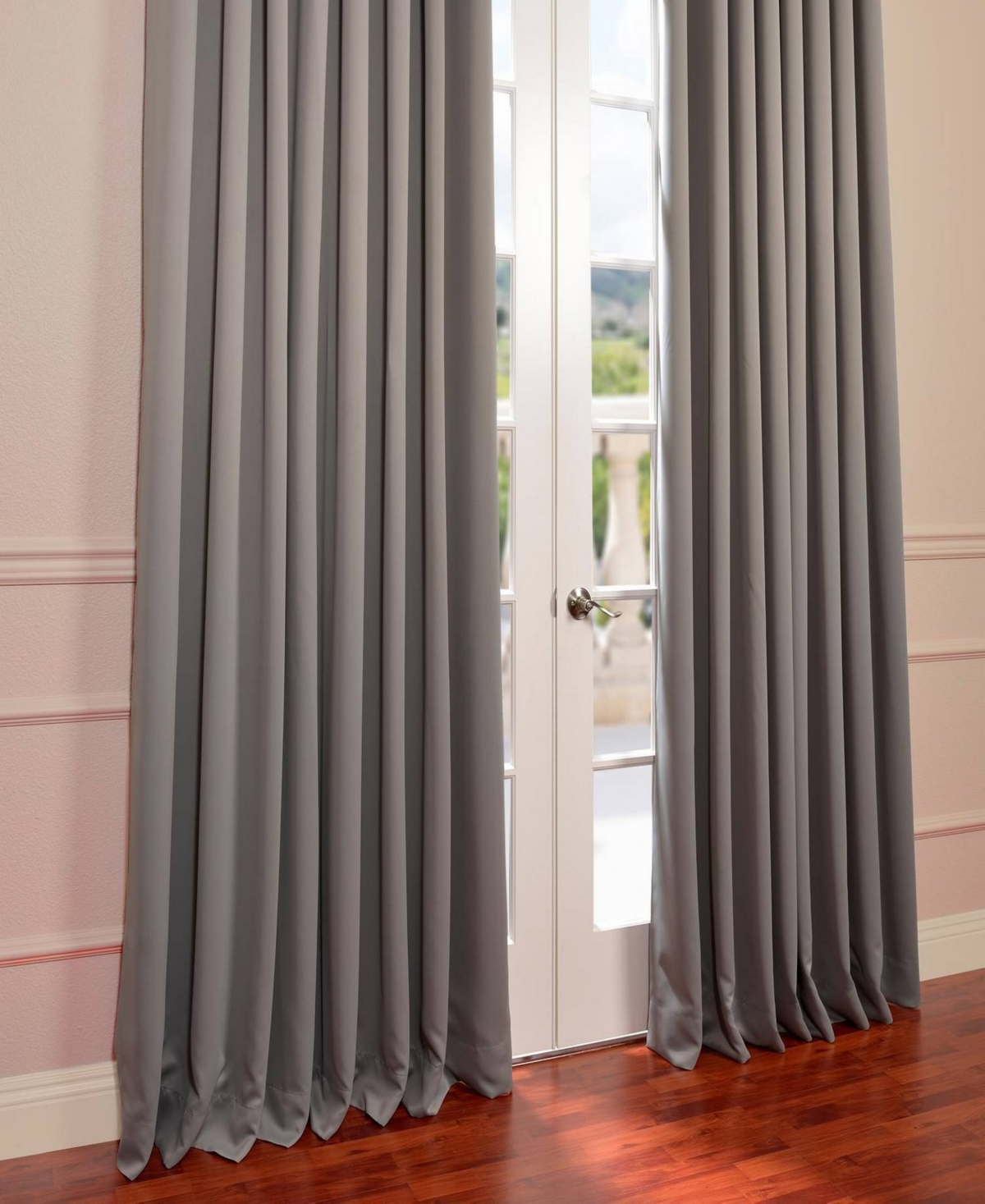 Half Price Drapes Extra Wide Grommet Room Darkening Curtain