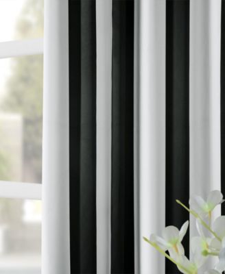 Awning Striped Room Darkening Curtain