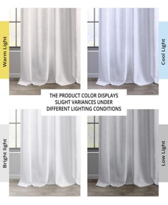 Heavy Faux Linen Curtain