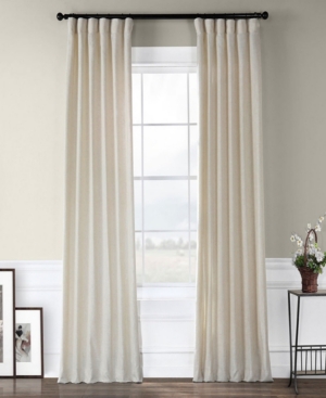 Exclusive Fabrics & Furnishings Heavy Curtain Panel, 50" X 108" In Light Beig