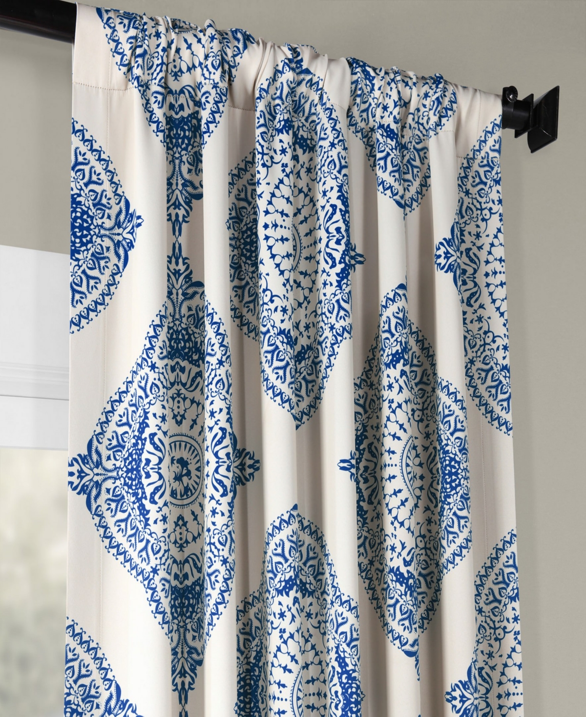 Half Price Drapes Henna Emblem Room Darkening Curtain