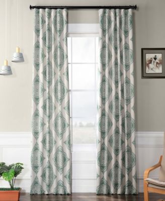 Henna Emblem Room Darkening Curtain