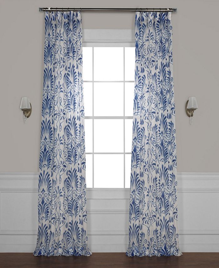 Exclusive Fabrics & Furnishings Xenia Printed Sheer 50" x 108" Curtain