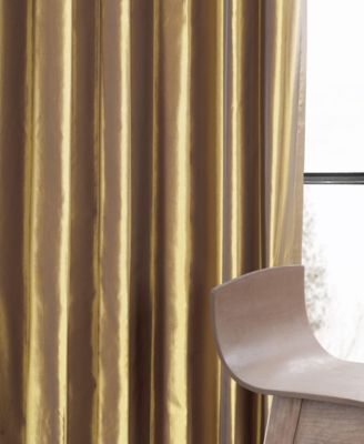 Faux Silk Taffeta Blackout Curtain