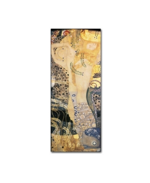 Trademark Global Gustav Klimt 'water Serpents' Canvas Art In Multi