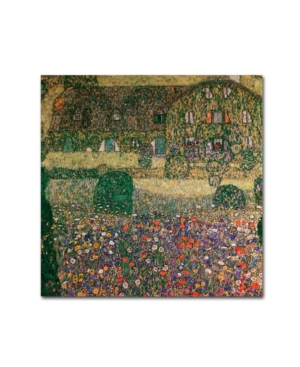 Trademark Global Gustav Klimt 'country House' Canvas Art In Multi