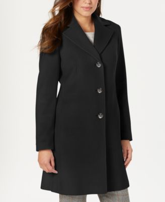 Calvin Klein Women's Single-Breasted Coat & Reviews - Coats & Jackets ...