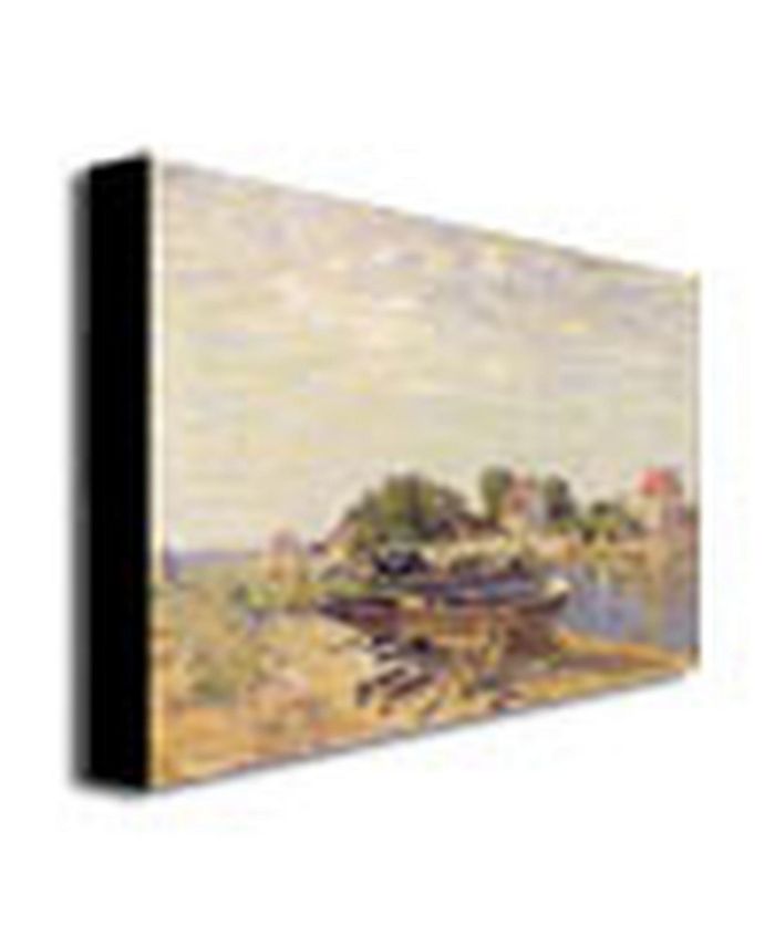 Trademark Global Alfred Sisley 'The Loing at Saint-Mammes II' Canvas ...