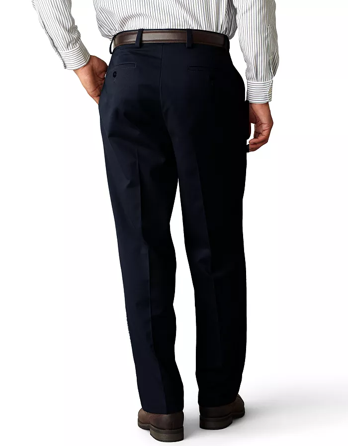 Men's Easy Classic Fit Khaki Stretch Pants - thumbnail 8