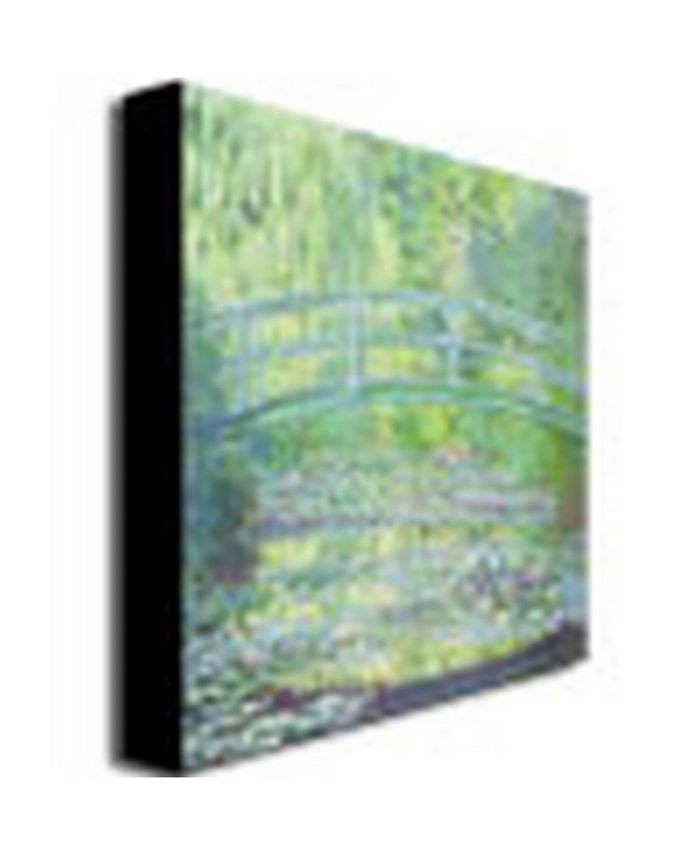 Trademark Global Claude Monet 'Waterlily Pond-The Bridge II' Canvas Art ...