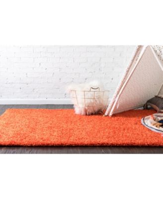 Solid Shag SS1 8' x 10' Area Rug