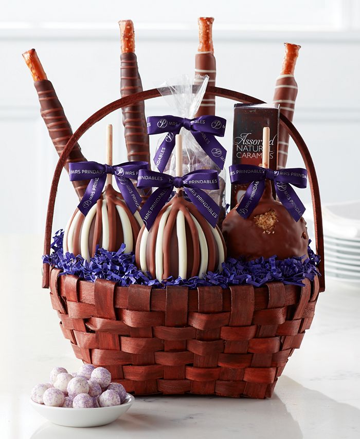 Mrs. Prindables Mrs.Prindables Classic Caramel Apple Gift Basket